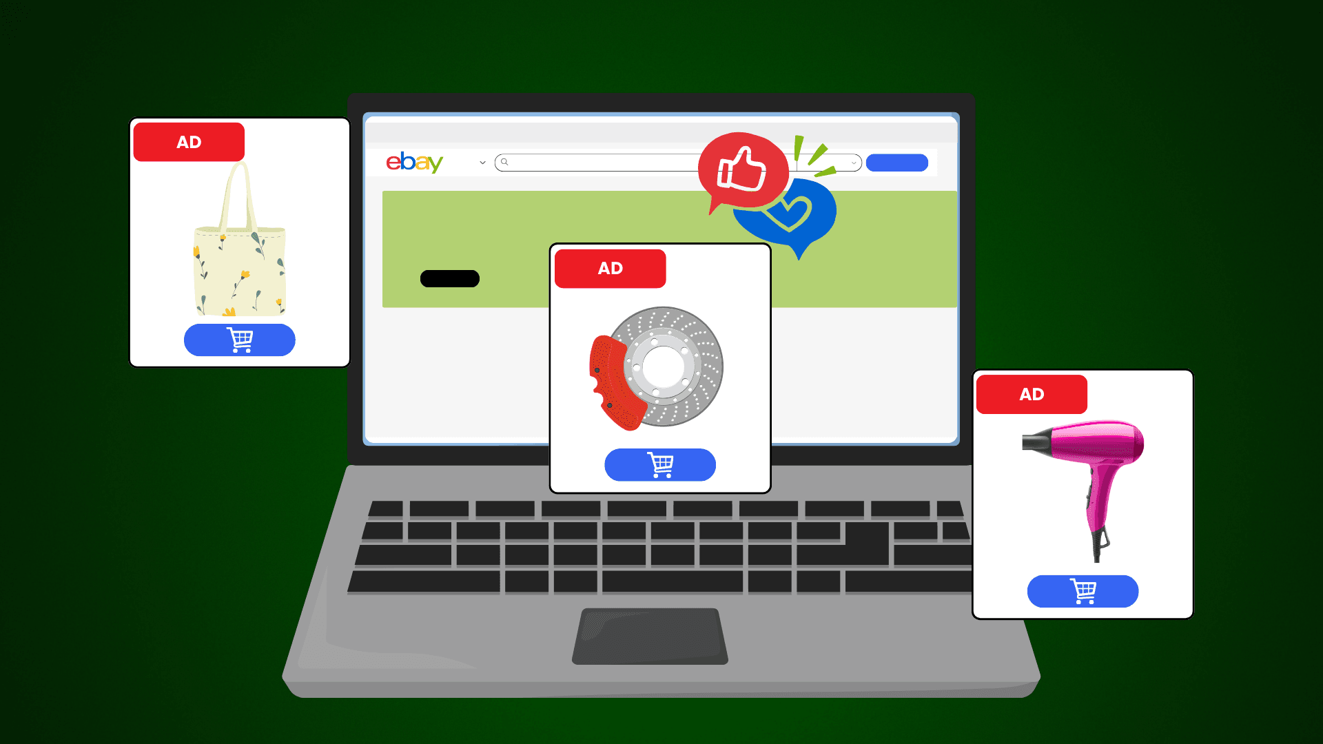 Anuncios en eBay ads: Tipos, estrategias y optimización de campañas