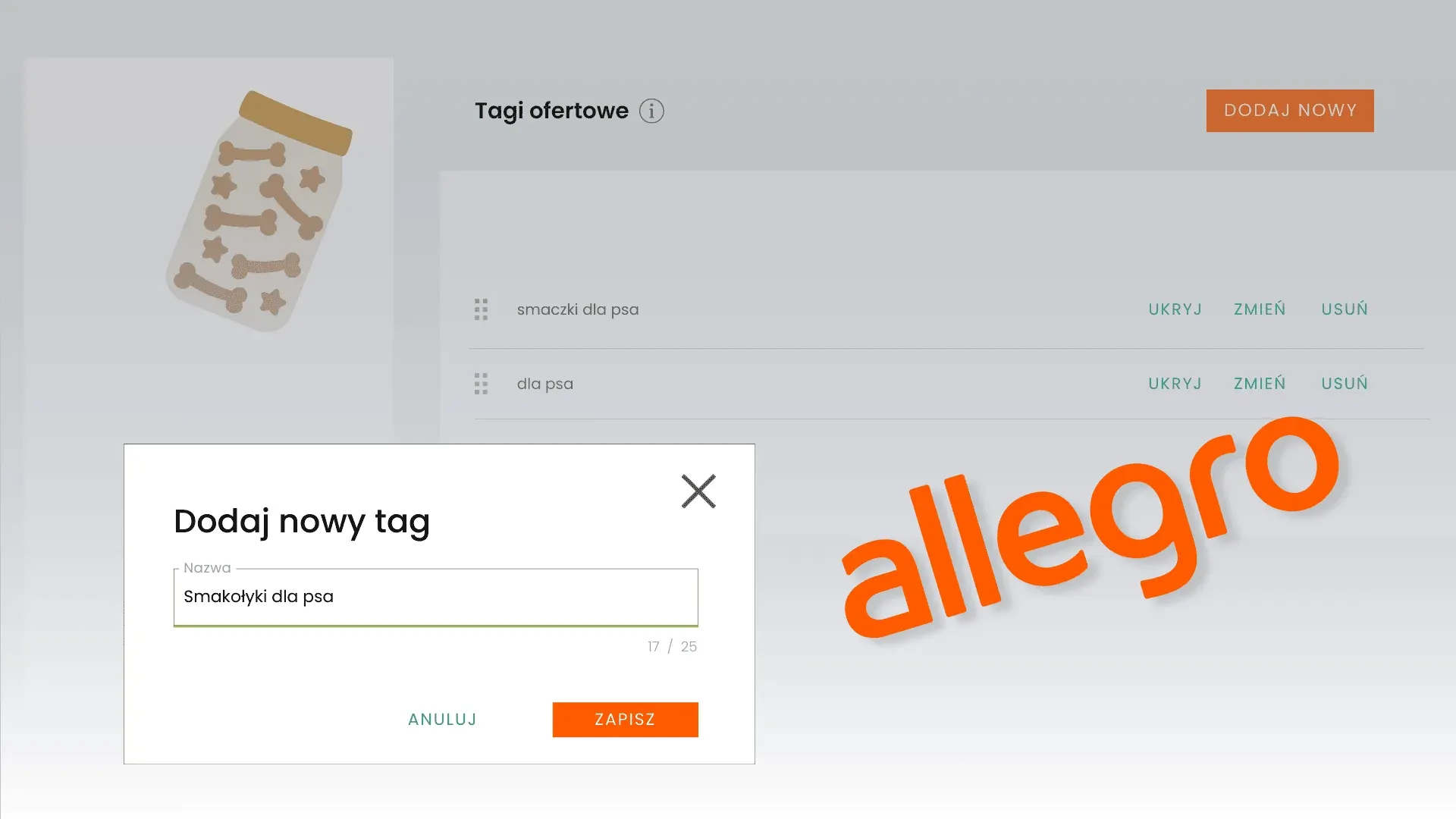 Etiquetas de ofertas de Allegro: ¡organiza tus ofertas!