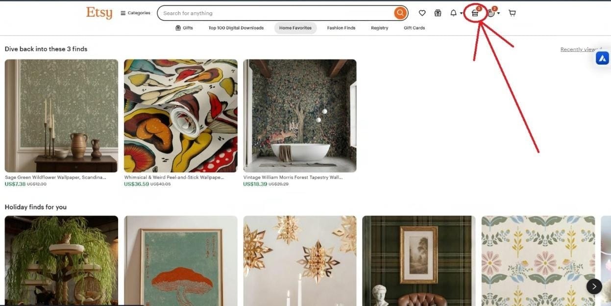 Entra en «Shop Manager» haciendo clic en el icono de la casita en la esquina superior derecha
