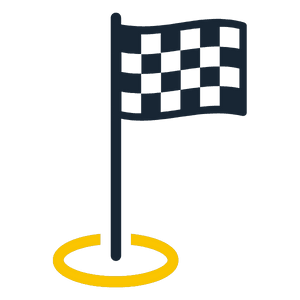 Icono: bandera de meta