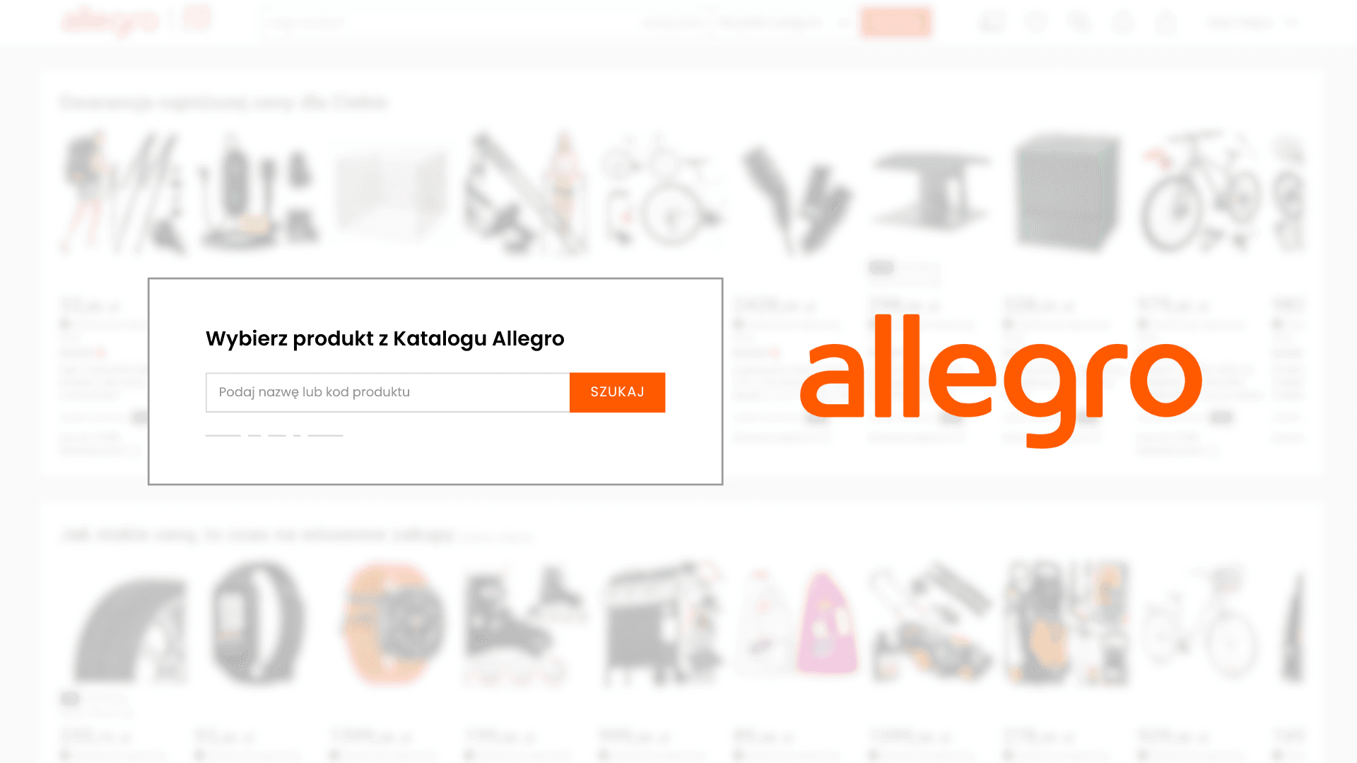 Catálogo de productos en Allegro - Gestión eficaz de la oferta