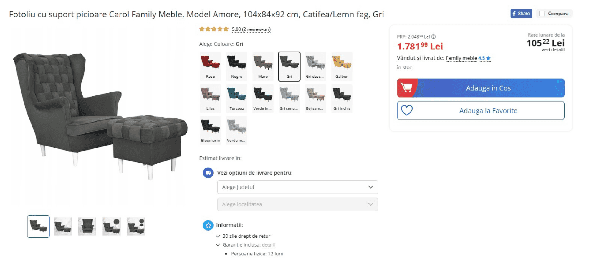 Implementación de la oferta